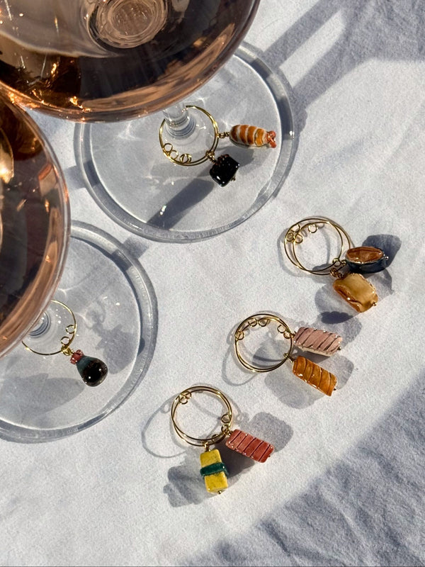 Sushi Trio – Wine Charms