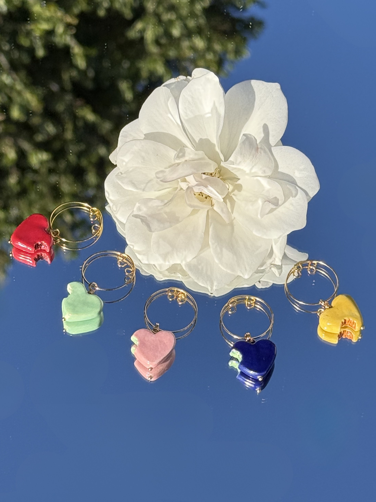 Hearts – Wine Charms