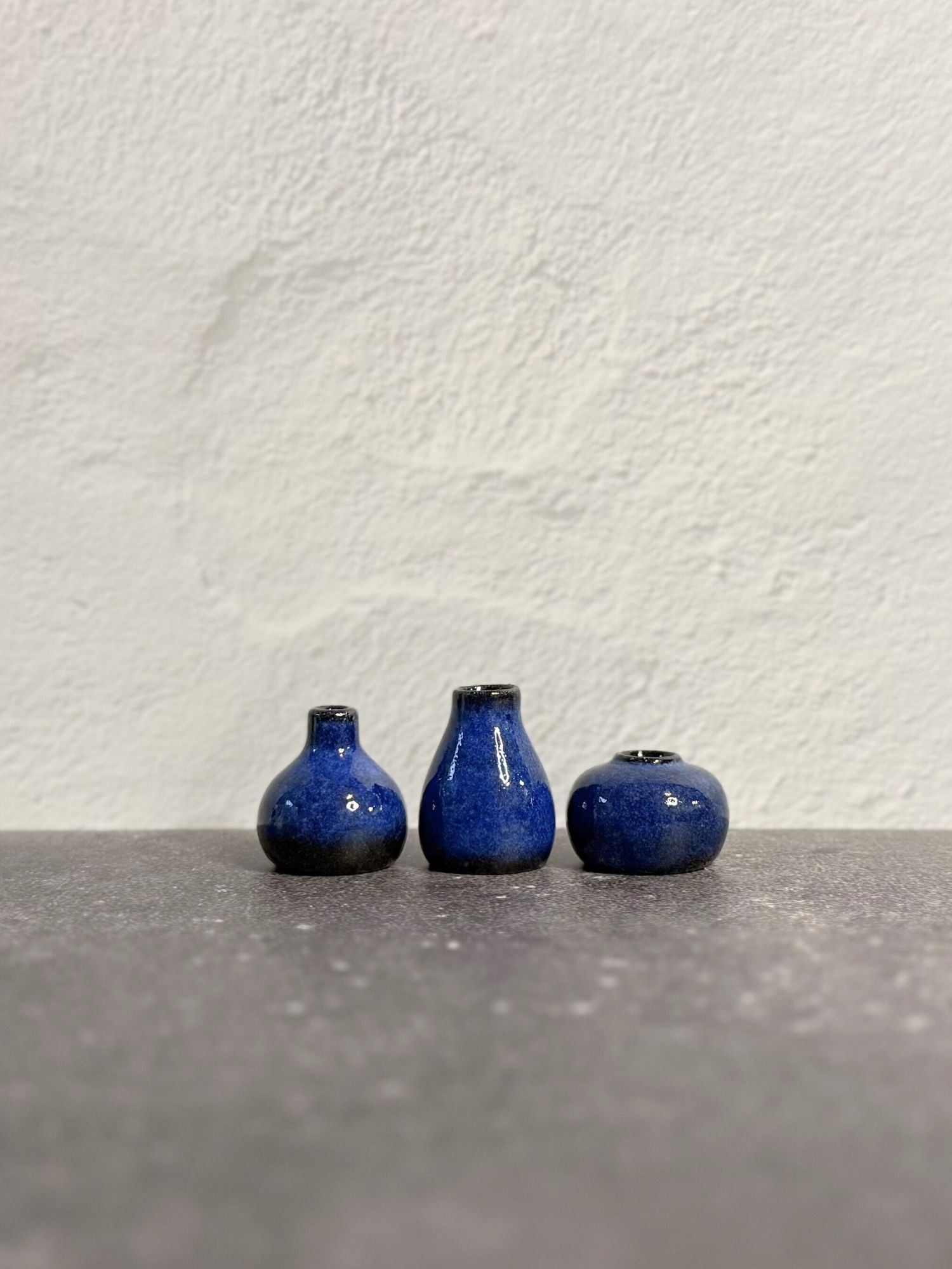 Mini Bud Vases (Set of 3) – Blueberry