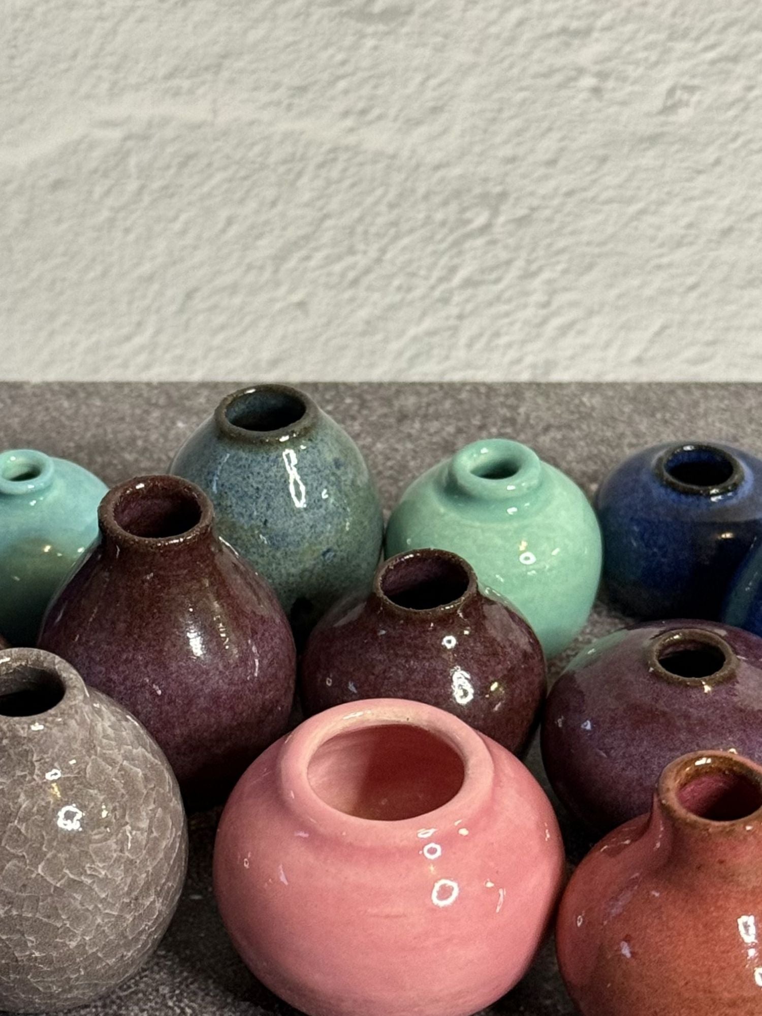 Mini Bud Vases (Set of 3) – Plum