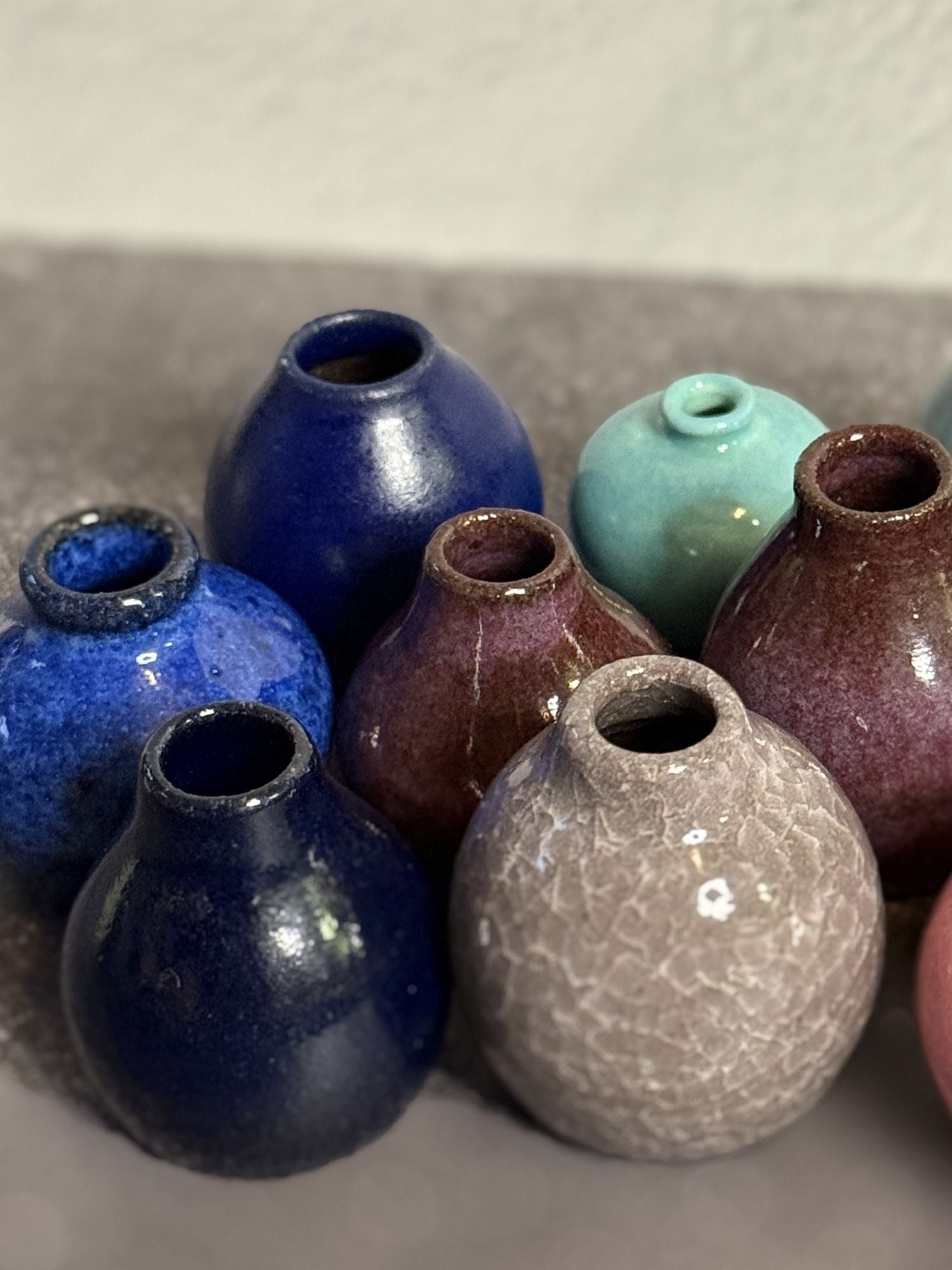 Mini Bud Vases (Set of 3) – Mixed Blue