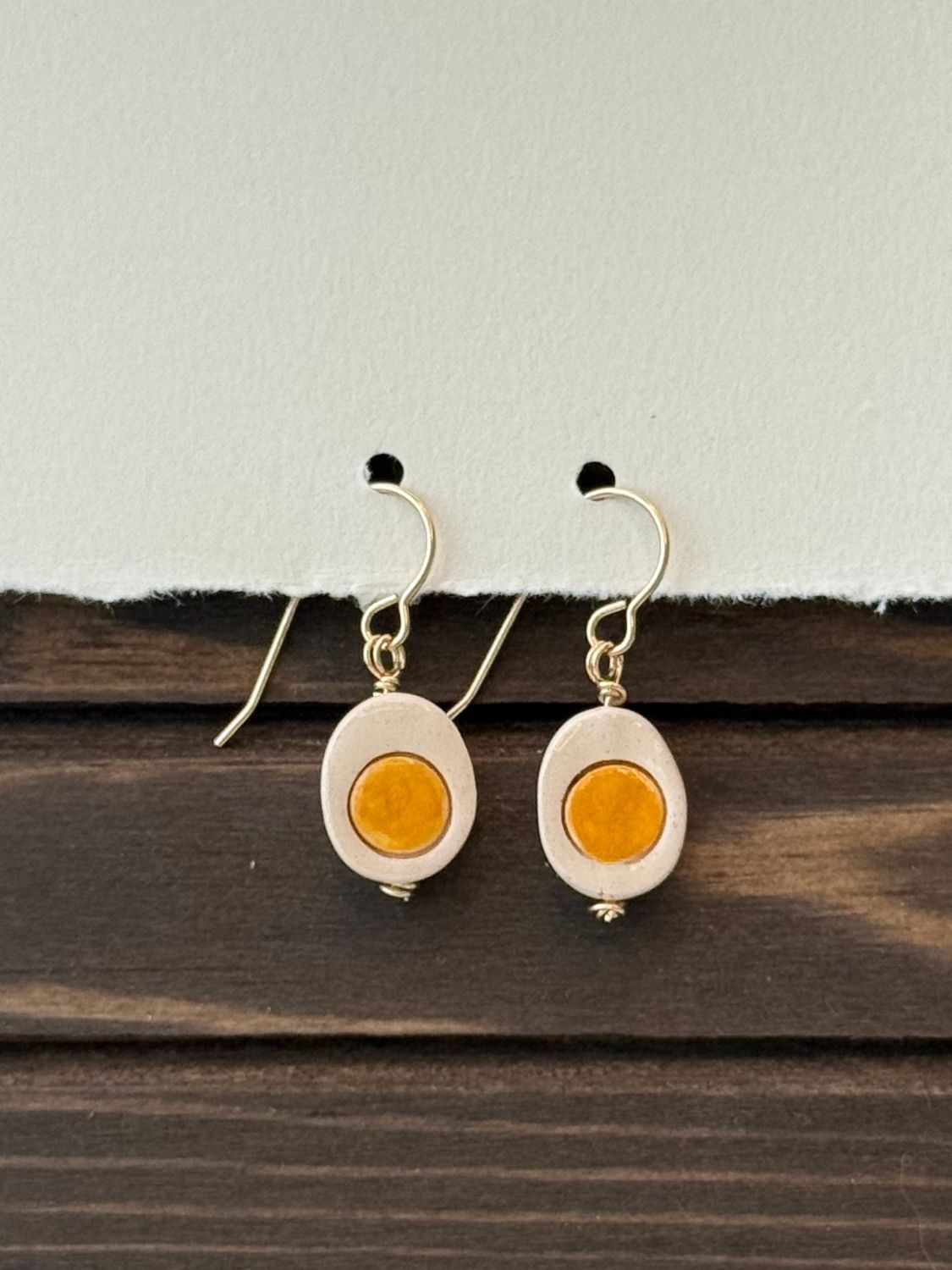 Ajitama Ramen Egg Earrings