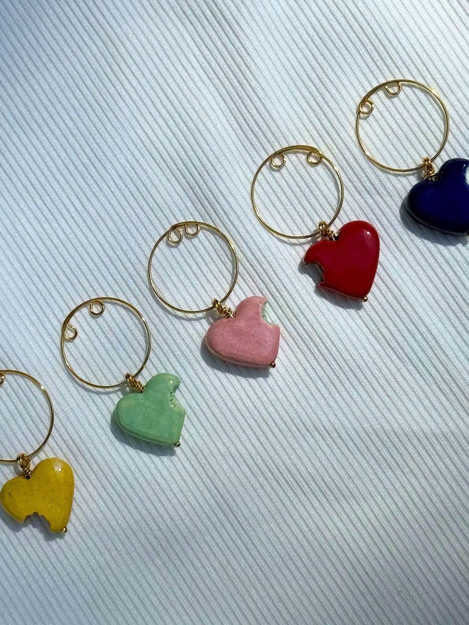 Hearts – Wine Charms