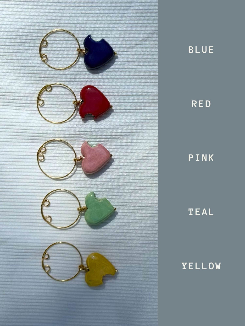 Hearts – Wine Charms