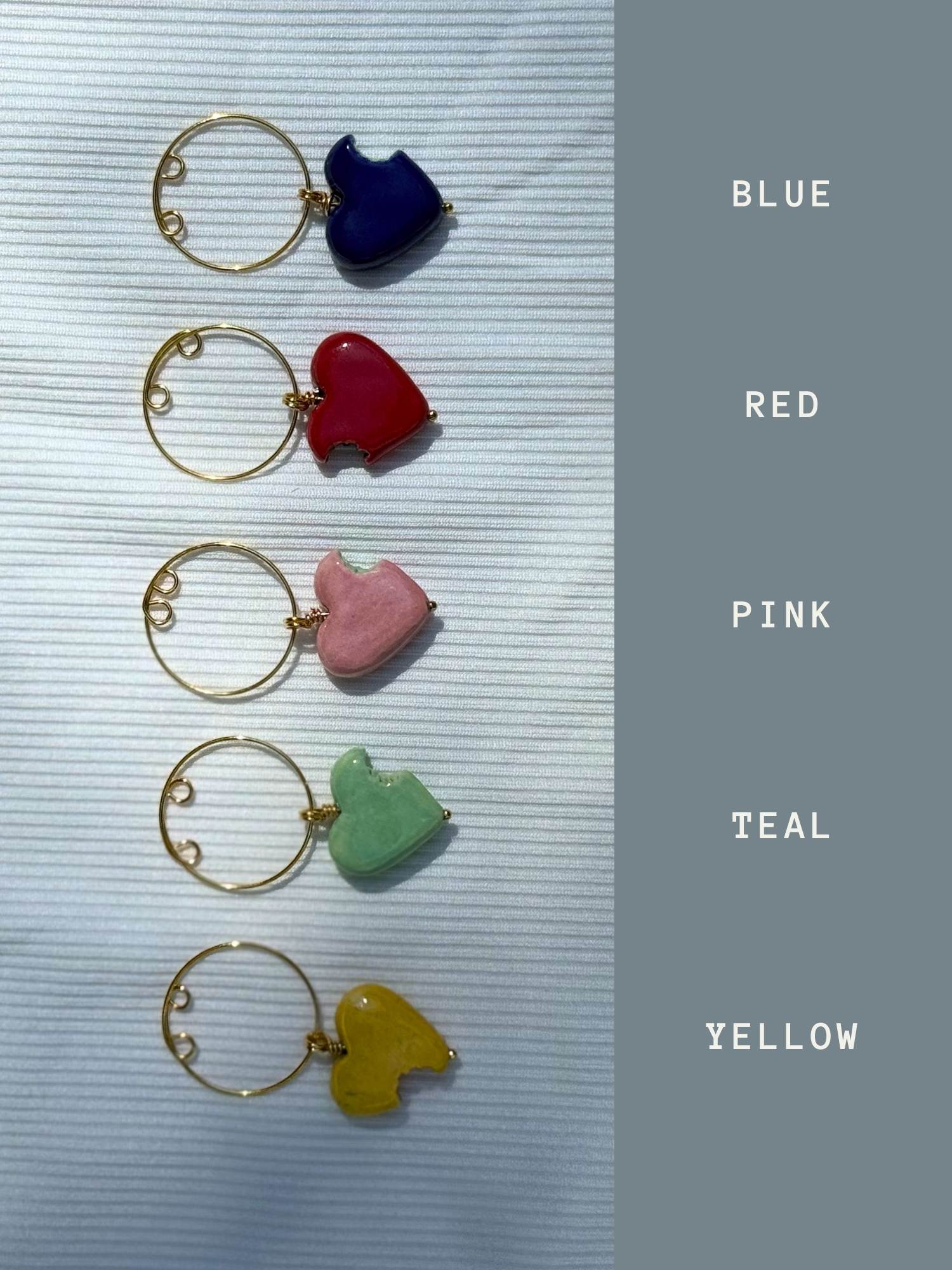 Hearts – Wine Charms