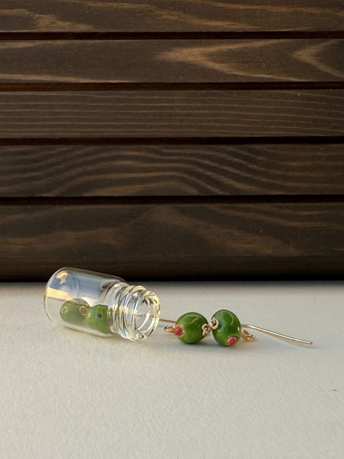 Pimiento Olive Earrings