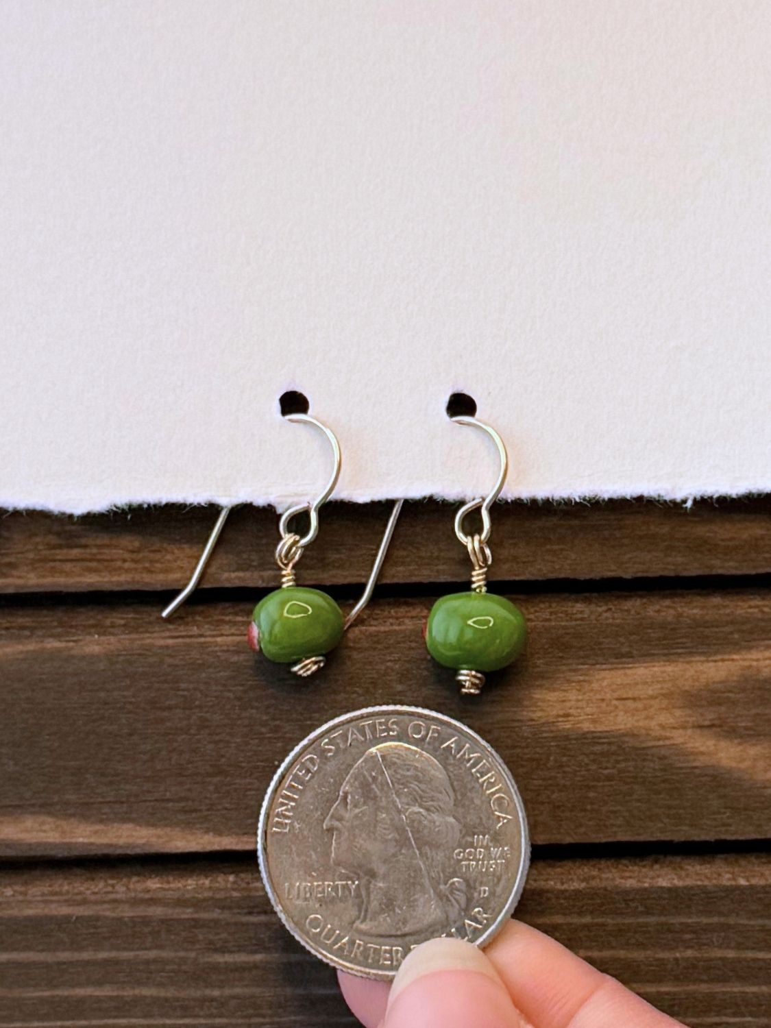 Pimiento Olive Earrings