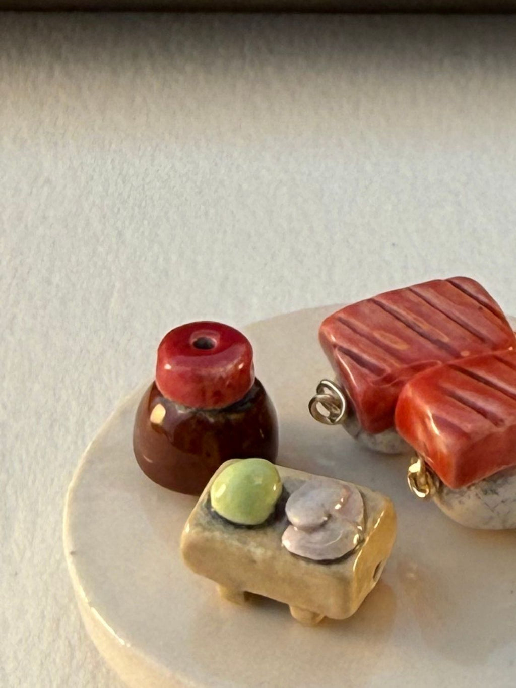 Shoyu & Wasabi w/ Ginger Earrings