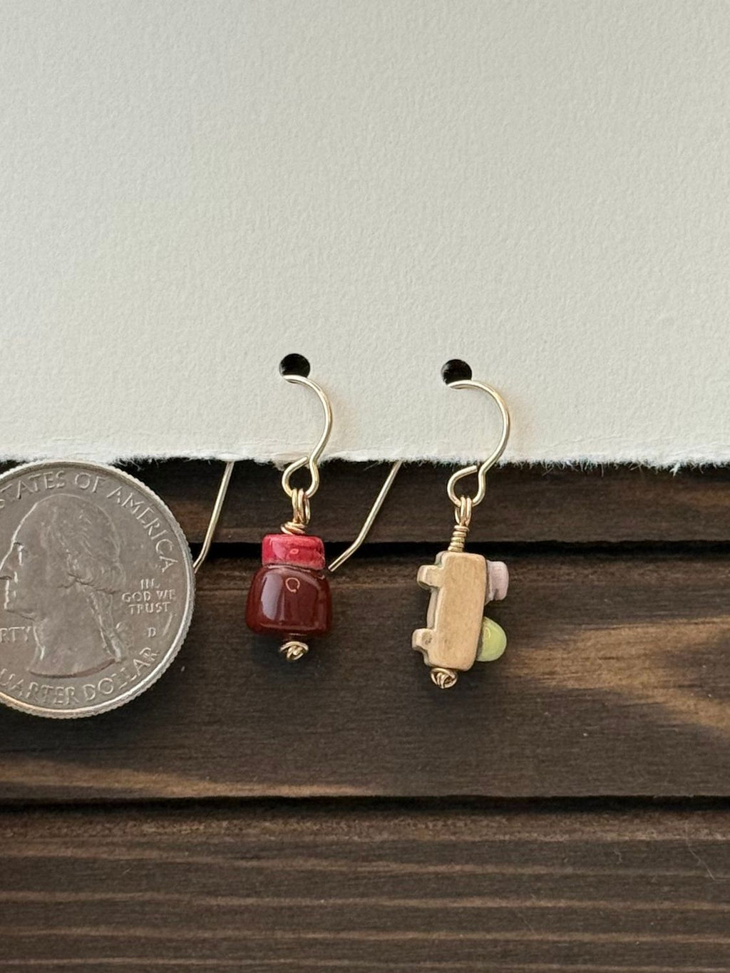 Shoyu & Wasabi w/ Ginger Earrings