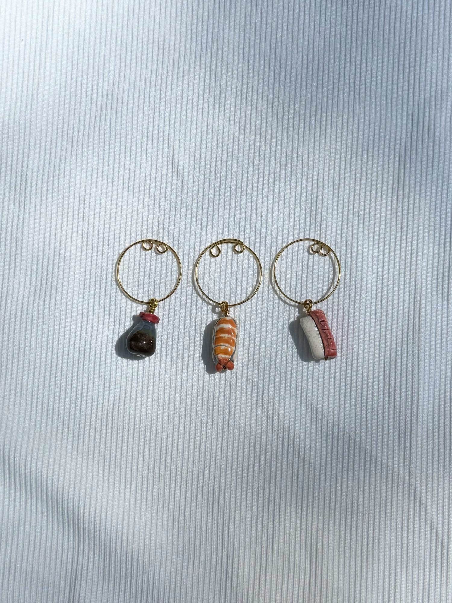 Sushi Trio – Wine Charms